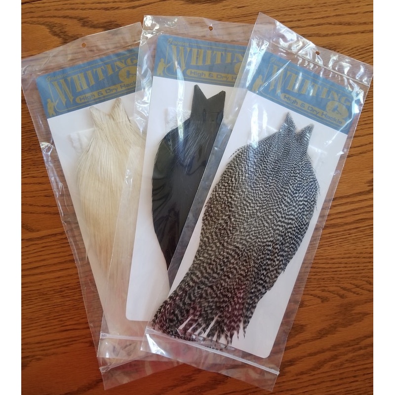 Whiting Farms High & Dry Hackle Cape Grizzly