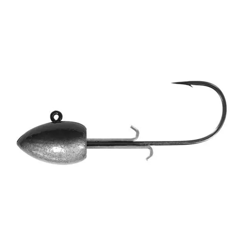 Big Bite Swimmer Head 1/4 oz (4 Pk) Black Splatter Back