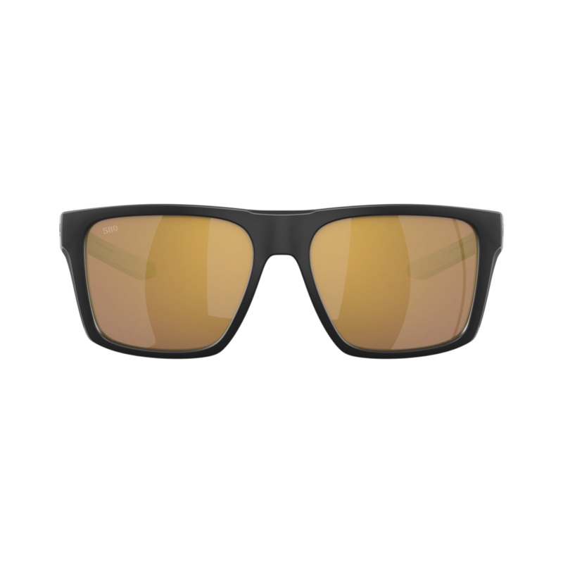 COSTA LIDO POLARIZED SUNGLASSES BLACK BLUE MIRROR GLASS (580G)