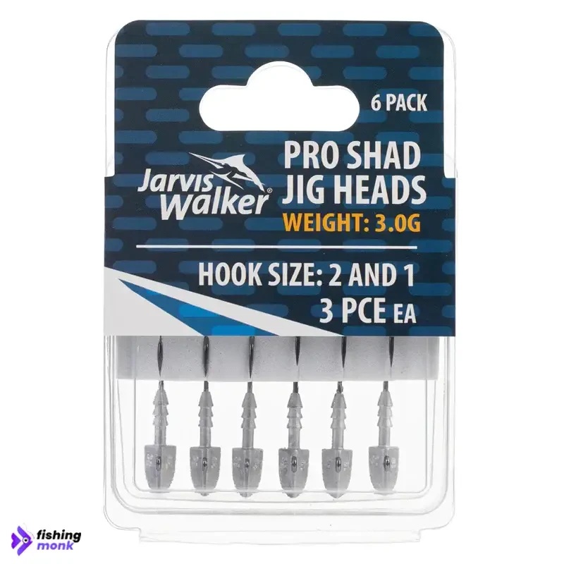 Jarvis Walker Pro Shad Jig Heads | size #1&2 | 6 pack 1&2