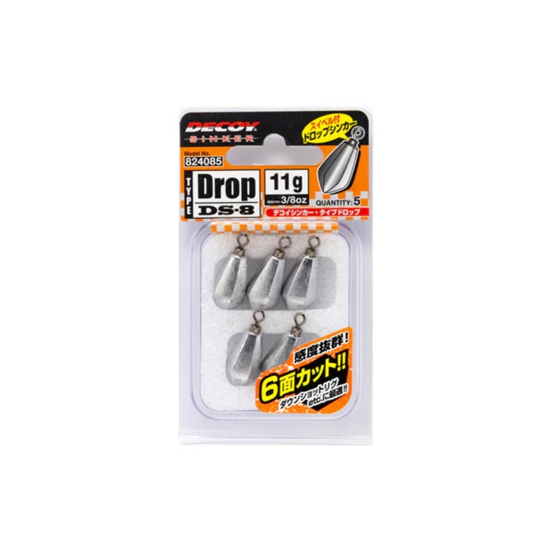DECOY DS-8 SINKER TYPE DROP 3.5g – 1/8oz