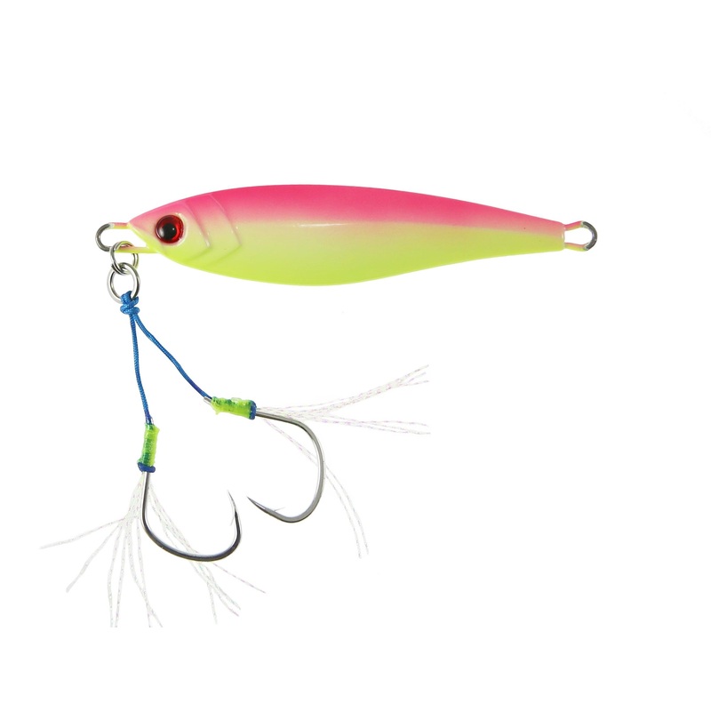 Jigging World Giko Slow Pitch Jigs 2.1oz (60g) 3.25″ Blue Pink Sardine