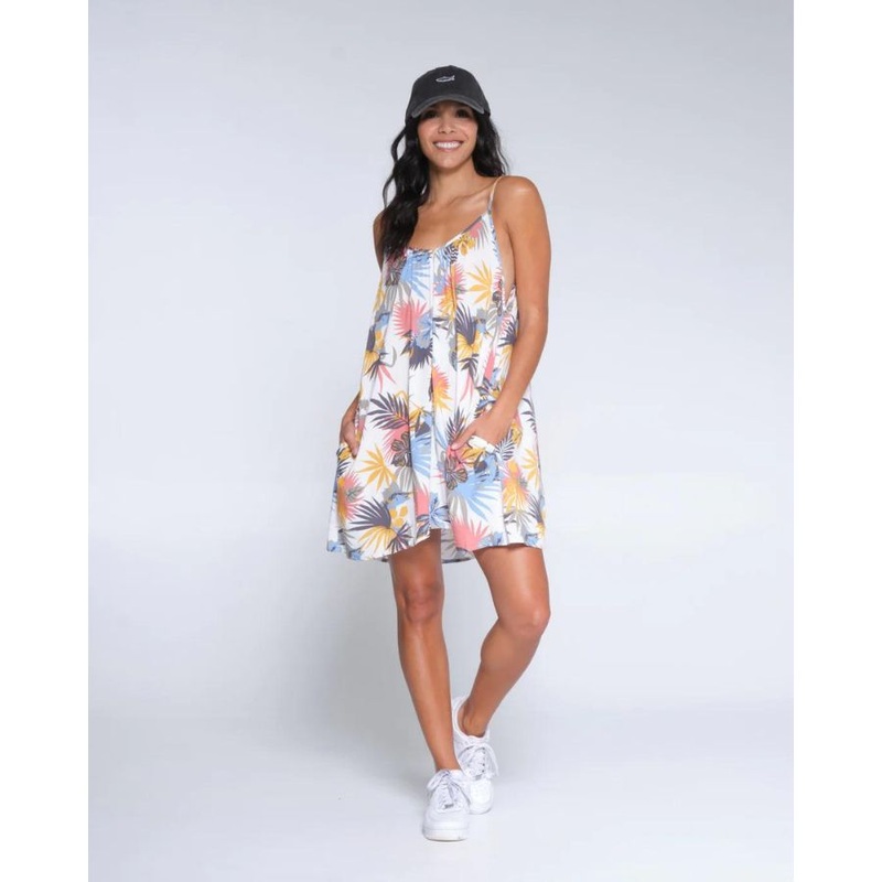SALTY CREW DESERT ISLAND DRESS BLUE DUSK XS