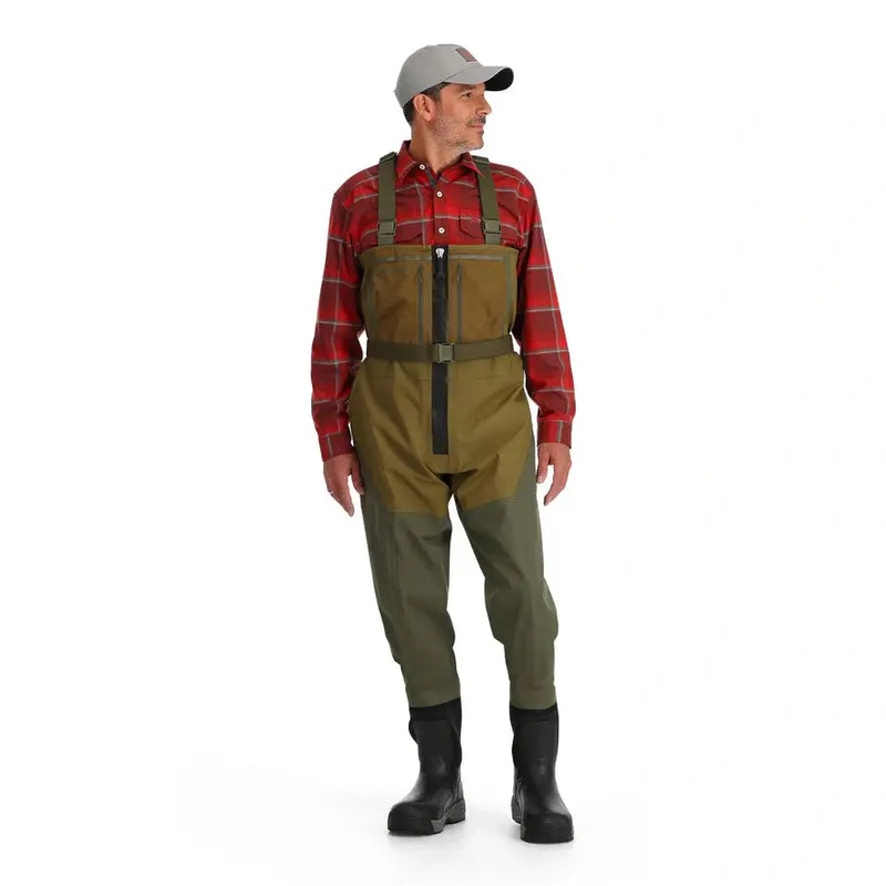 Simms M’s Freestone Z Bootfoot – Rubber S 8 Loden