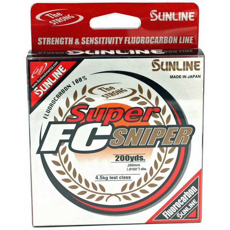 Sunline Super FC Sniper Natural Clear, 165-200 yd. 4 lb 200 yd