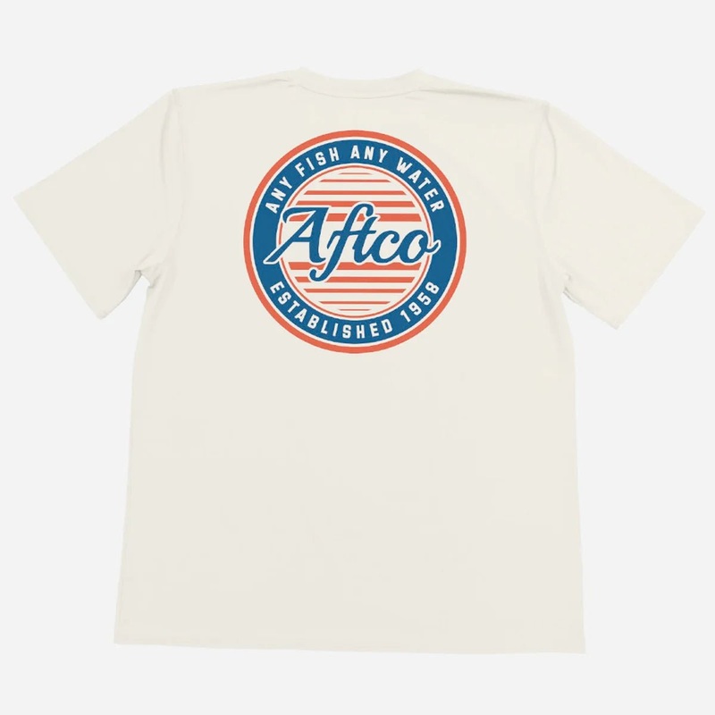 AFTCO- SS Goat Tee white L