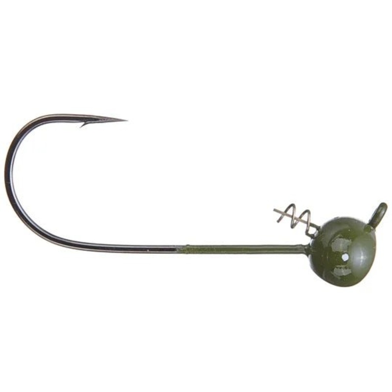 Owner Magnum Football Shakey Head Green Pumpkin 1/8oz