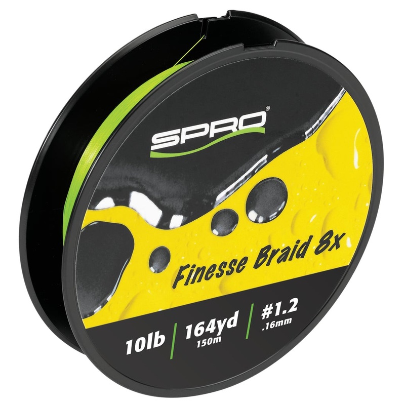 SPRO Finesse Braid 8x Lime Green 164 Yards 6 pound