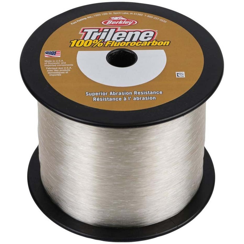 Berkley Trilene 100% Fluorocarbon Professional Grade 2000 Yards Bulk Spools 6lb