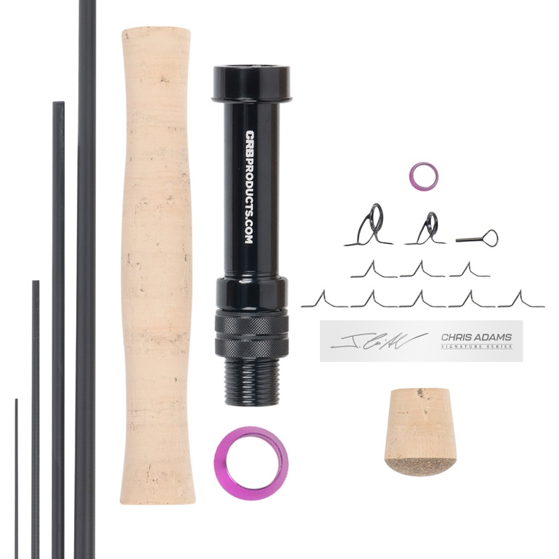 Chris Adams All-Water 90″ 7wt 4-Piece Fly Rod Kit Gold Gold