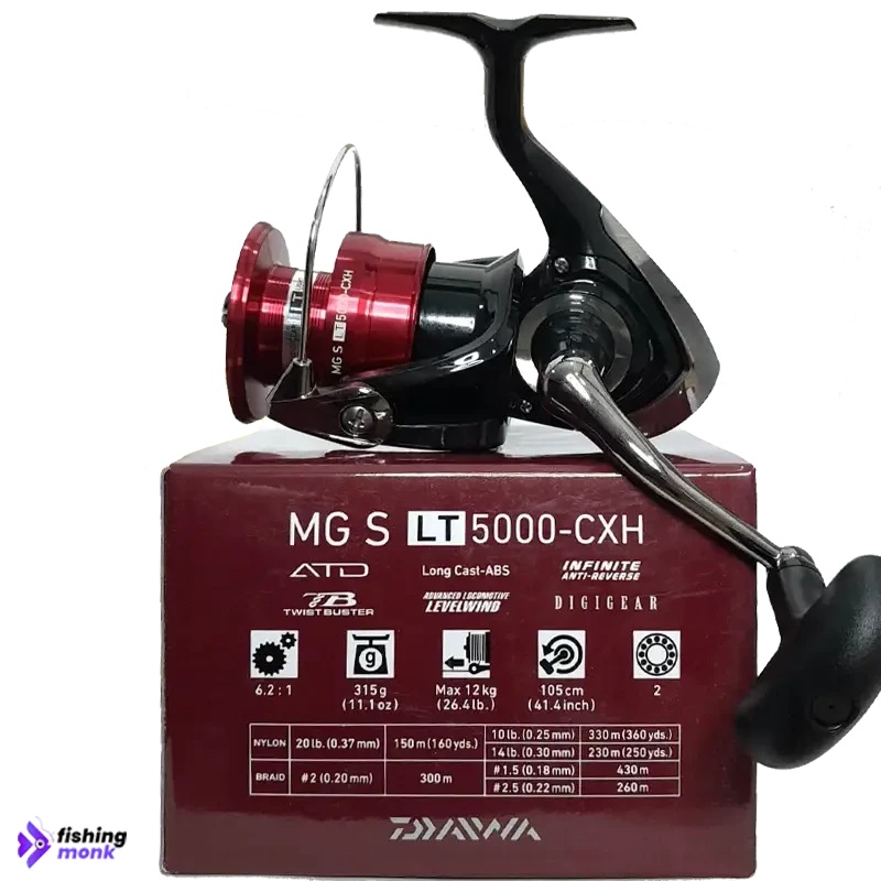 Daiwa MG S LT 5000-CXH Spinning Reel 4000 Gold