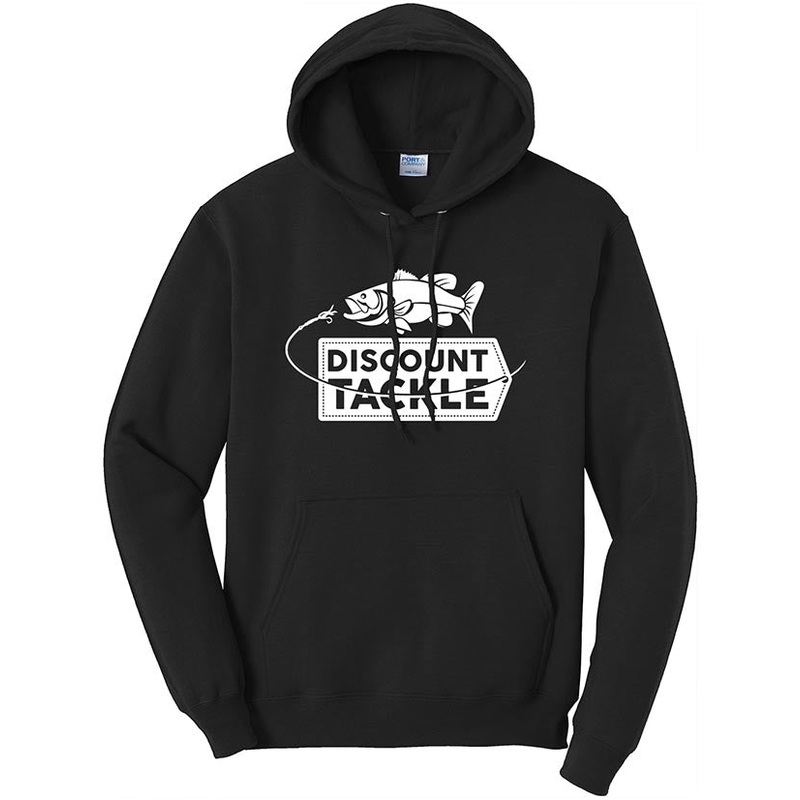 Discount Tackle Logo Pullover Hoodie Black Small