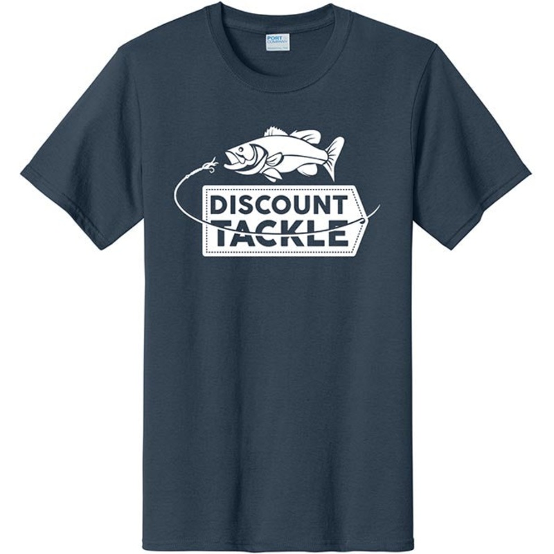 Discount Tackle Logo T-Shirt Black Small
