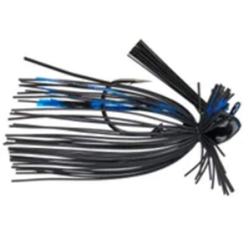 Greenfish Tackle Itty-Bitty HD Finesse Jig Silicone 5/16 oz Black Blue