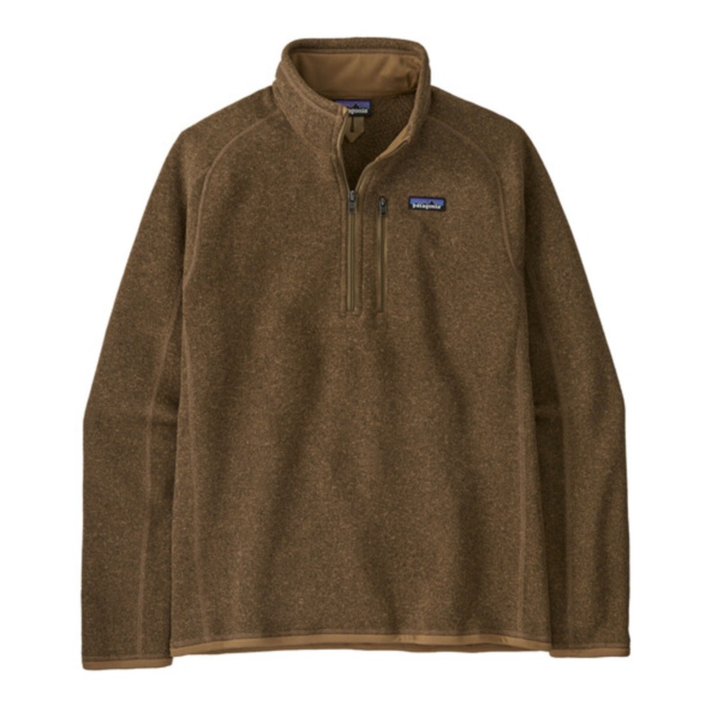 Patagonia Men’s Better Sweater 1/4-Zip Fleece – Coriander Brown Sale Large