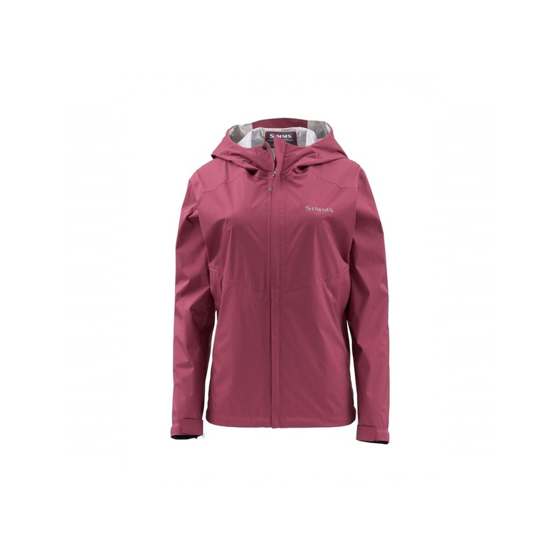 Simms Women’s Waypoints Rain Jacket Small Garnet