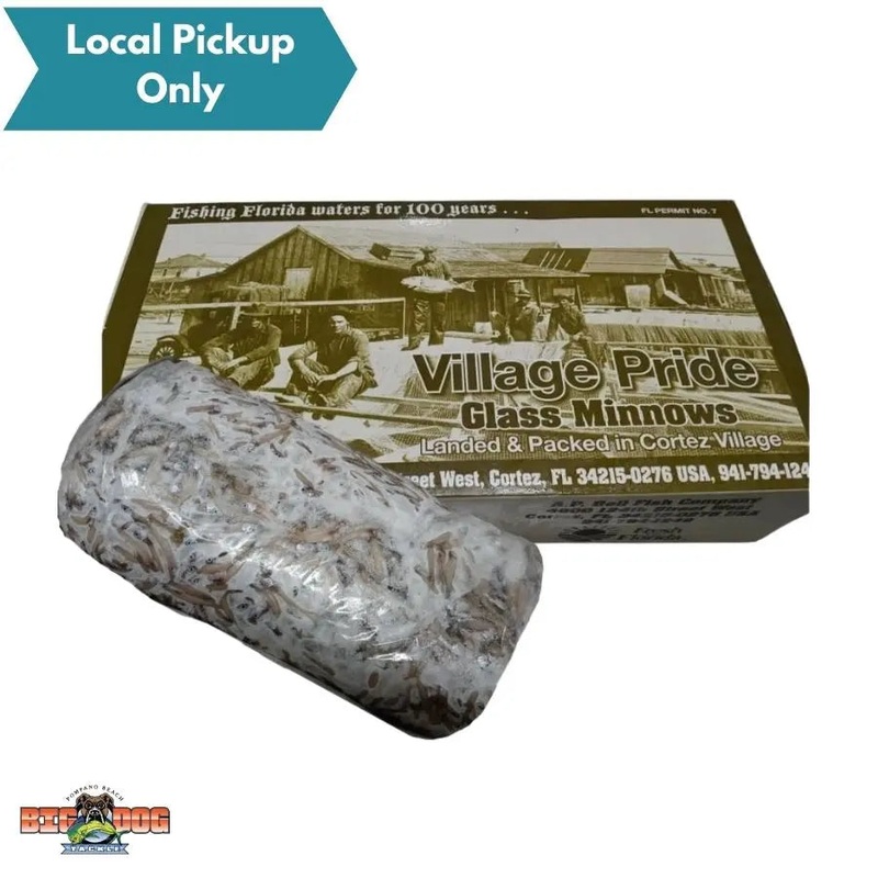 VILLAGE PRIDE FROZEN GLASS MINNOWS 5LB