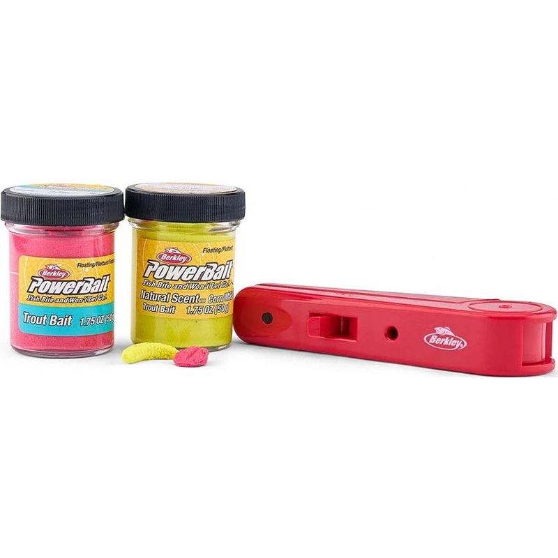 Berkley PowerBait Trout Dough Molding Multipacks Fluorescent Red & Yellow