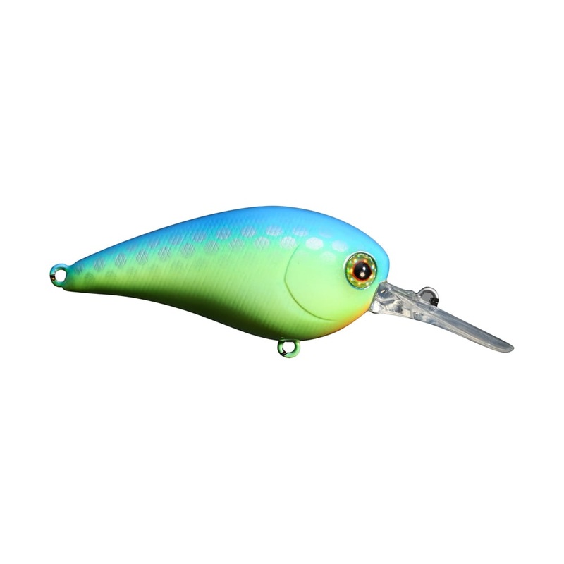 Jackall MC60 MR Crankbait Blue Back Chartreuse