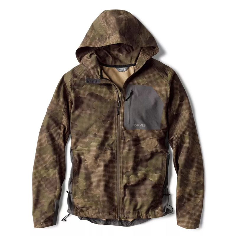 Orvis Pro LT Softshell Hoodie Camouflage S