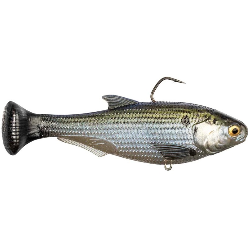 Z-Man Shadtron Line Through Fast Sinking Swimbait – 6 Inch Blueback Herring 6 inch – 2 1/4 oz