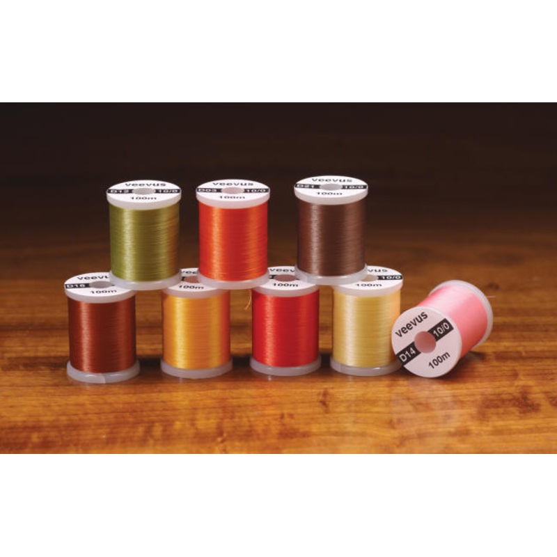 8/0 Veevus Fly Tying Thread – Assorted Colors Rusty Brown