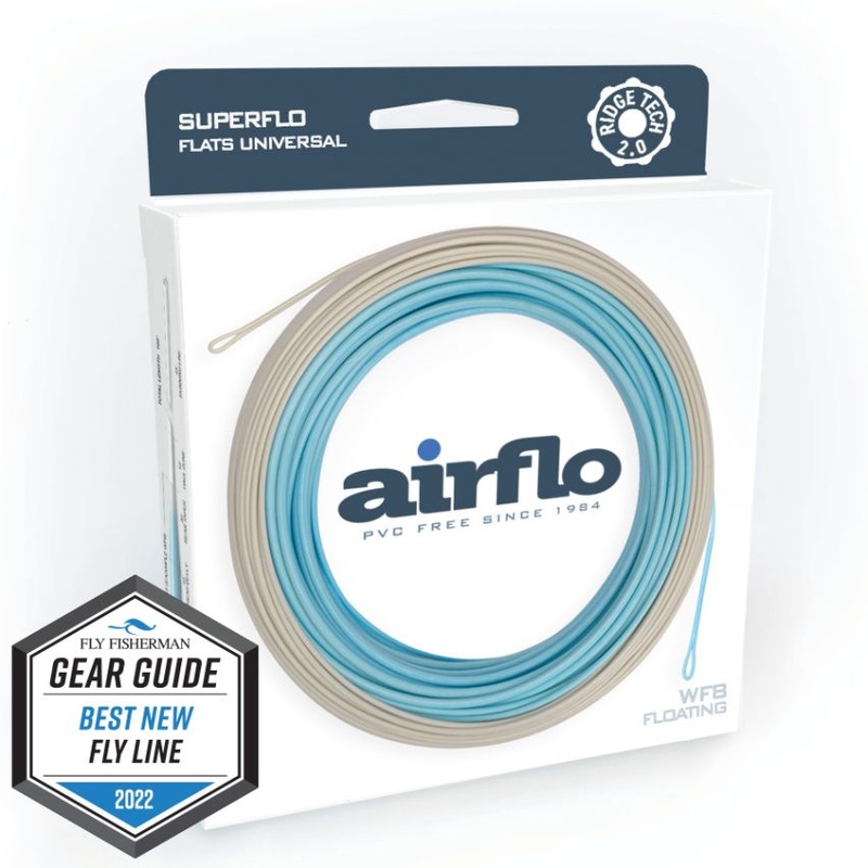 Airflo RIDGE 2.0 FLATS UNIVERSAL TAPER WF6 SKY / CLOUD