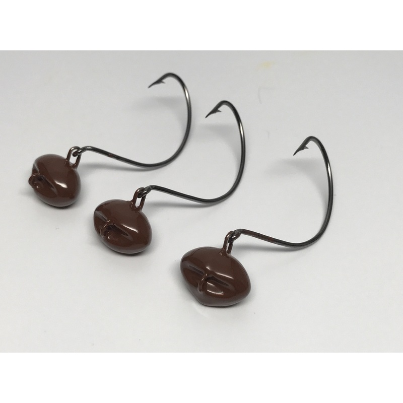 Brown Flounder Jigs 1/4oz
