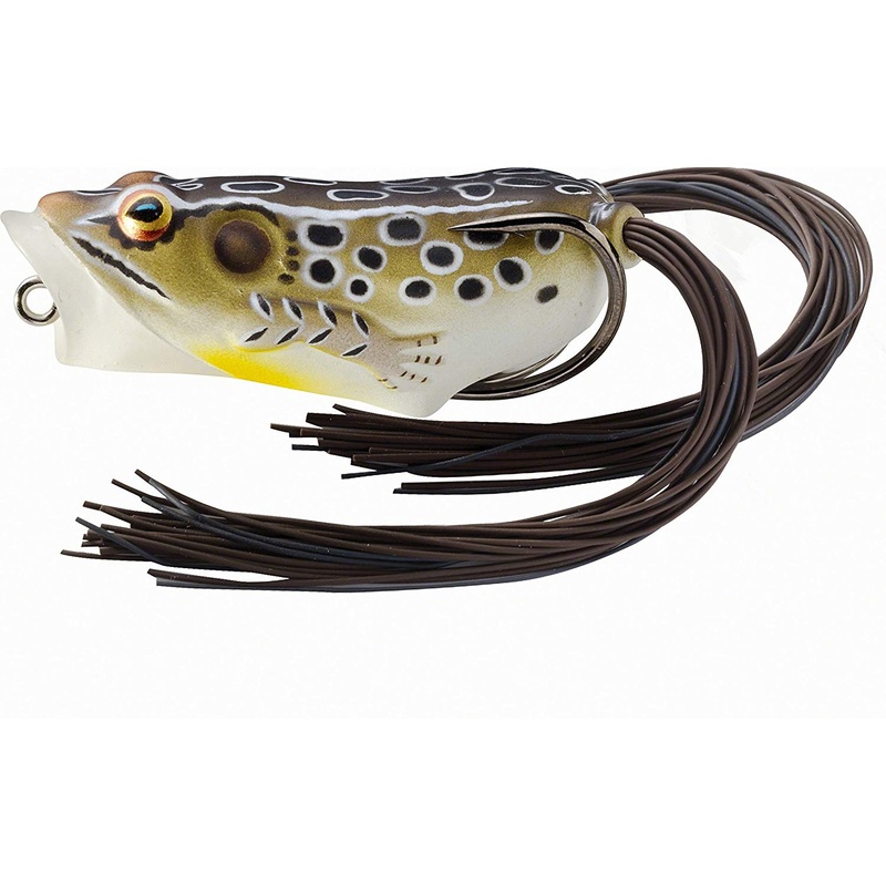 LiveTarget Frog Hollow Body Popper Topwater Lure Tan Brown FHP55T502