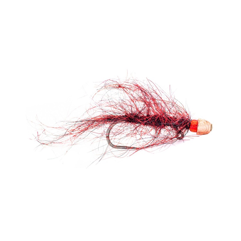 Montana Fly Company Chan’s Balanced Ruby Eyed Leech – Red (3-Pack) 10