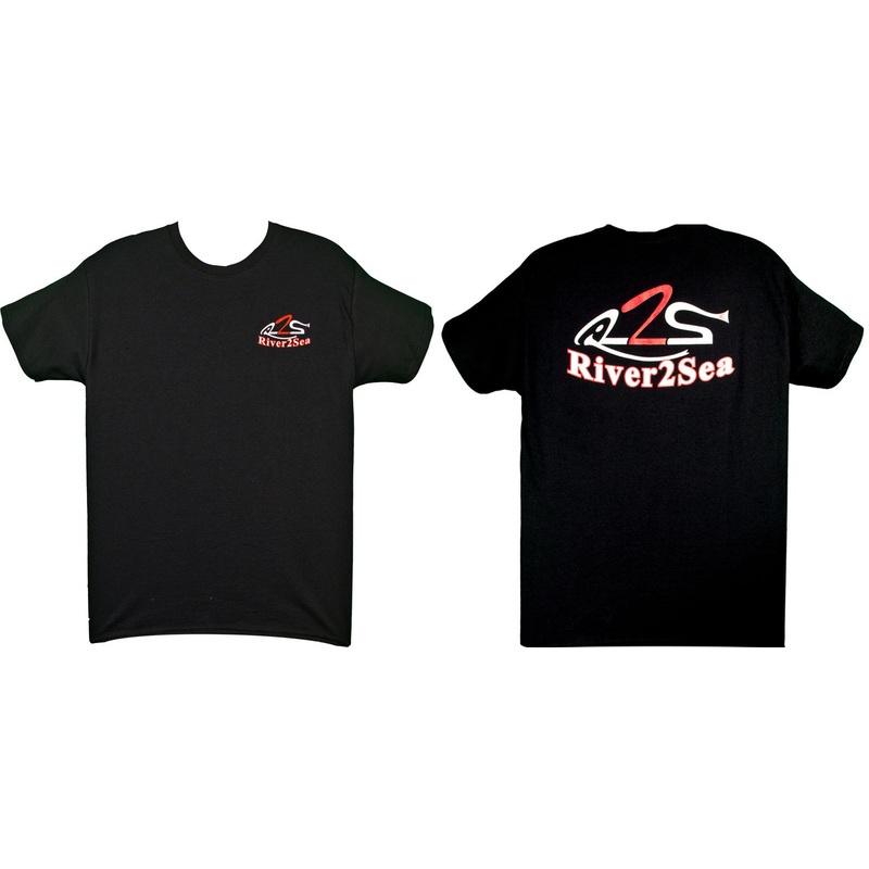 River2Sea Short Sleeve Logo T-Shirt Black Small