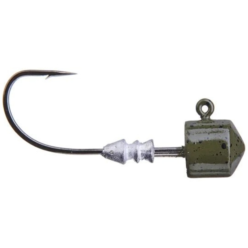VMC Ned Rig Jig 4pk Green pumpkin 1/16