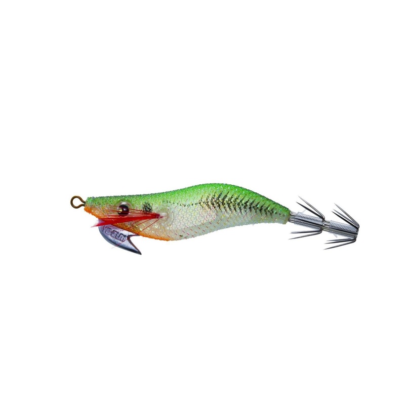 Yo-Zuri Egi Aurie-Q “RS” Sinking 2 1/4 inch Squid Jig Luminous Green