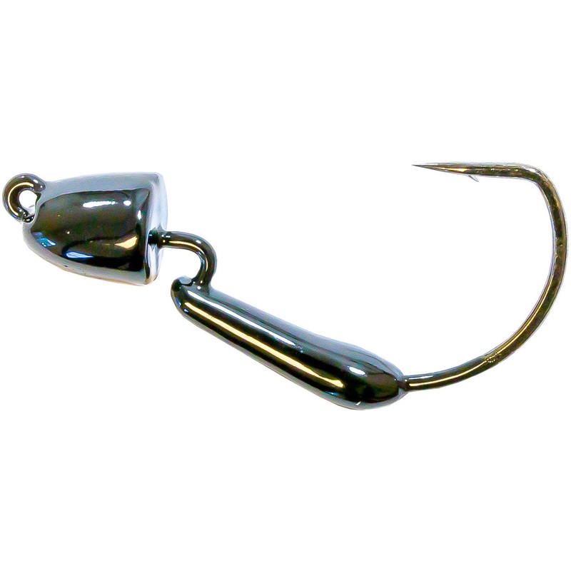 Z-Man Finesse BulletZ Jig Head 3 pack Black 1/15 oz
