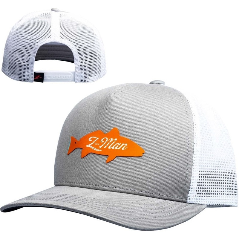 Z-Man Redfish Trucker Hat – Gray/White 2 Tone Z-Man Redfish Trucker Hat – Gray/White 2 Tone