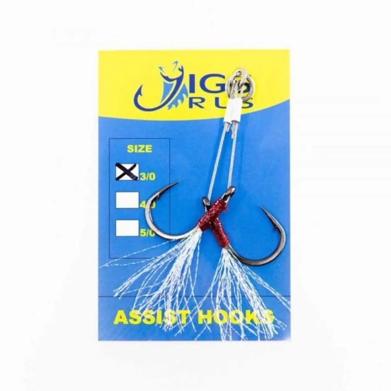 JIGS R US WIRE DUAL ASSIST HOOKS 5/0