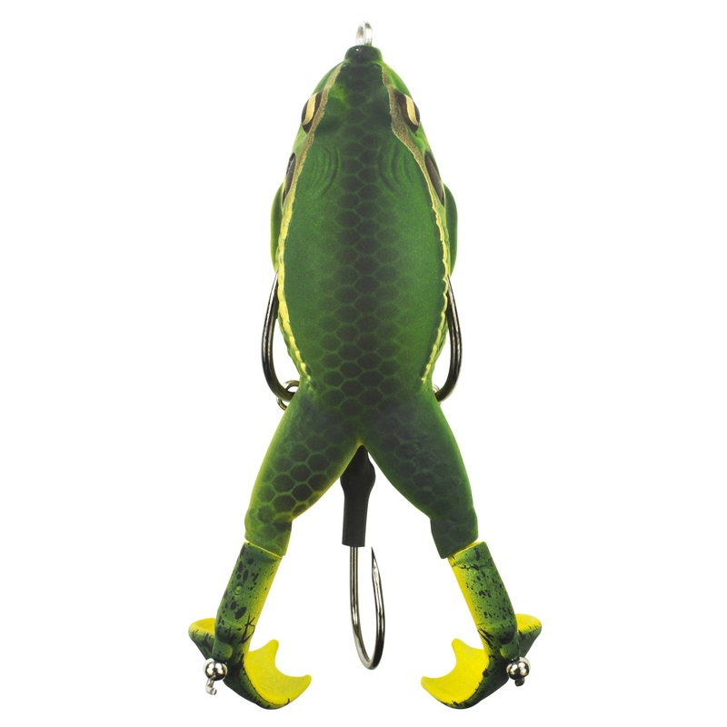 Lunkerhunt Prop Frog 3 1/4 inch Hollow Body Frog Blue Gill