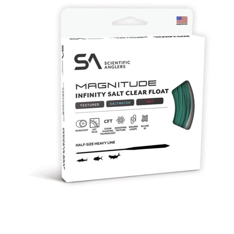 SA MAGNITUDE TEXTURED INFINITY SALT FULL CLEAR FLOAT WF-7-F CLEAR
