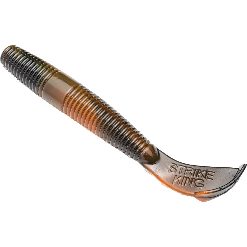 Strike King Rage Ned Cut-R Worm 3 inch Ned Rig Bait 9 pack Bama Craw