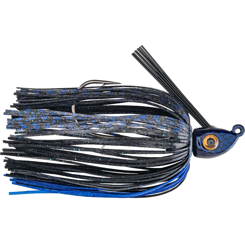 Strike King Tour Grade Swim Jig Black Blue 1/4 oz