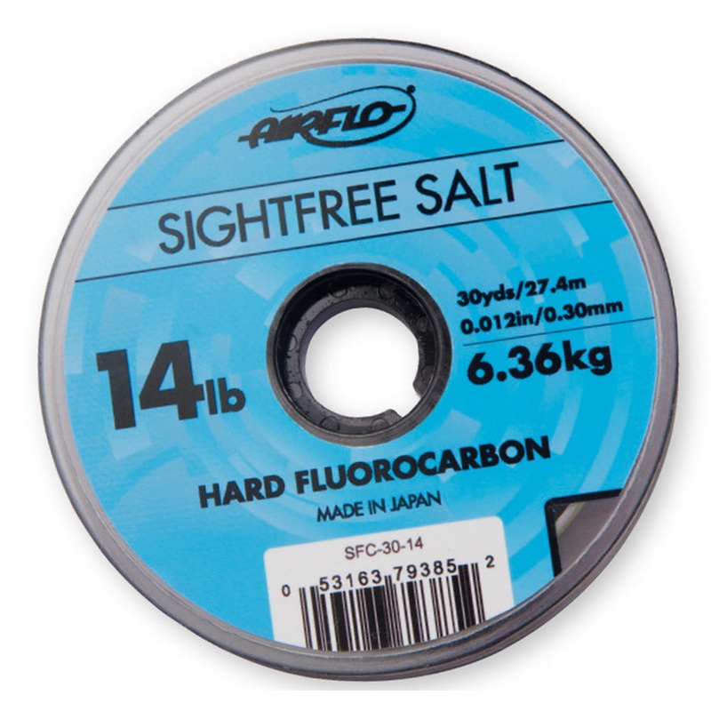 AirFlo Sightfree Salt Hard Fluorocarbon Tippet 30 Yard Spool 10LB