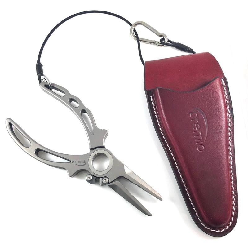 Danco Premio Titanium Pliers with Leather Sheath and Lanyard (5.5″-7.5″) 5.5″