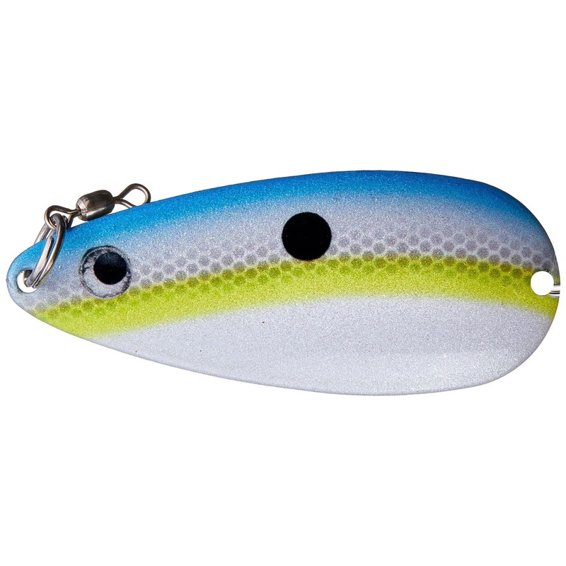 Dixie Jet Pro Series Gizzard Flutter Spoon 1.35oz Chartreuse Sexy Shad