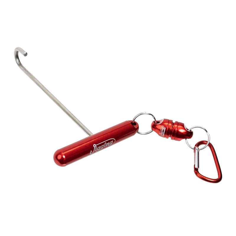 Jigging World Mini 5″ Magnetic Stainless Steel Dehookers Red