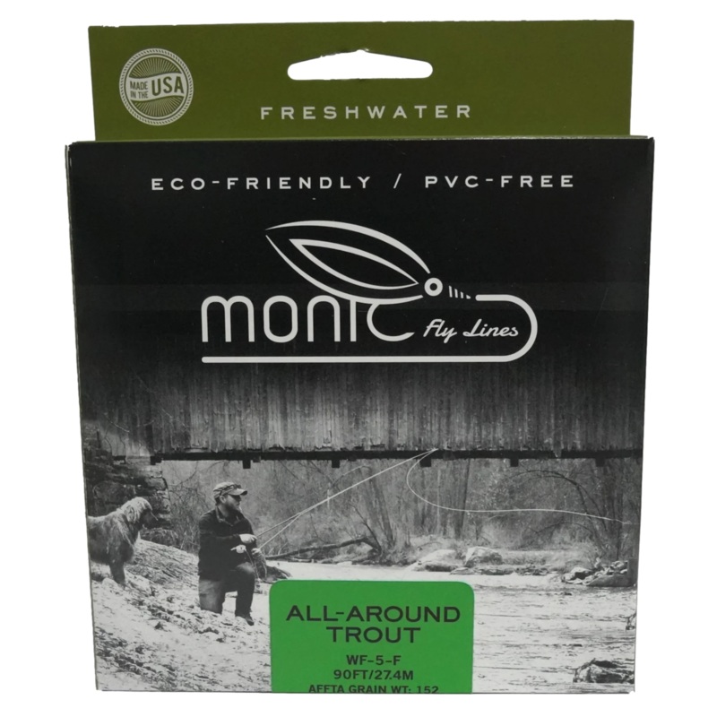 Monic All Around Trout Fly Line Stealth Green WF4F