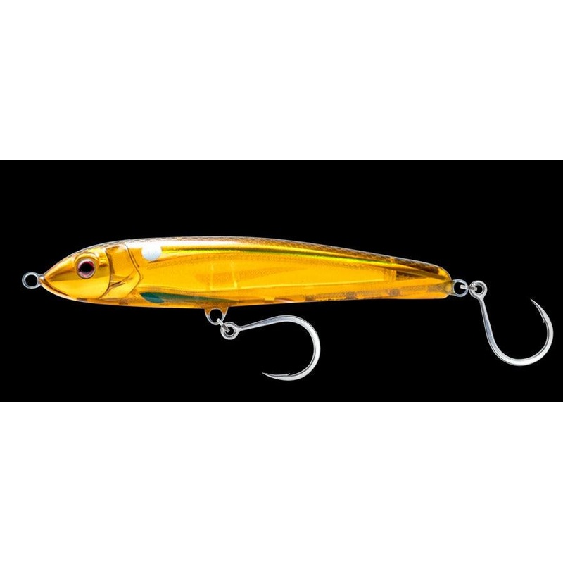 Nomad Riptide 155 Floating Stickbait Amber Ghost Shad