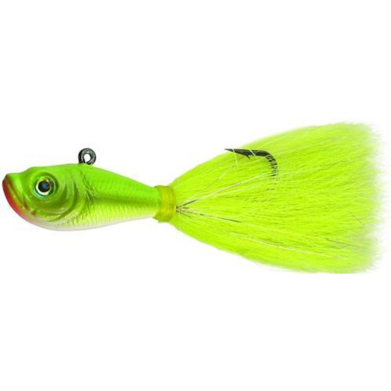 Spro Prime Bucktail Jigs Chartreuse 1/4oz