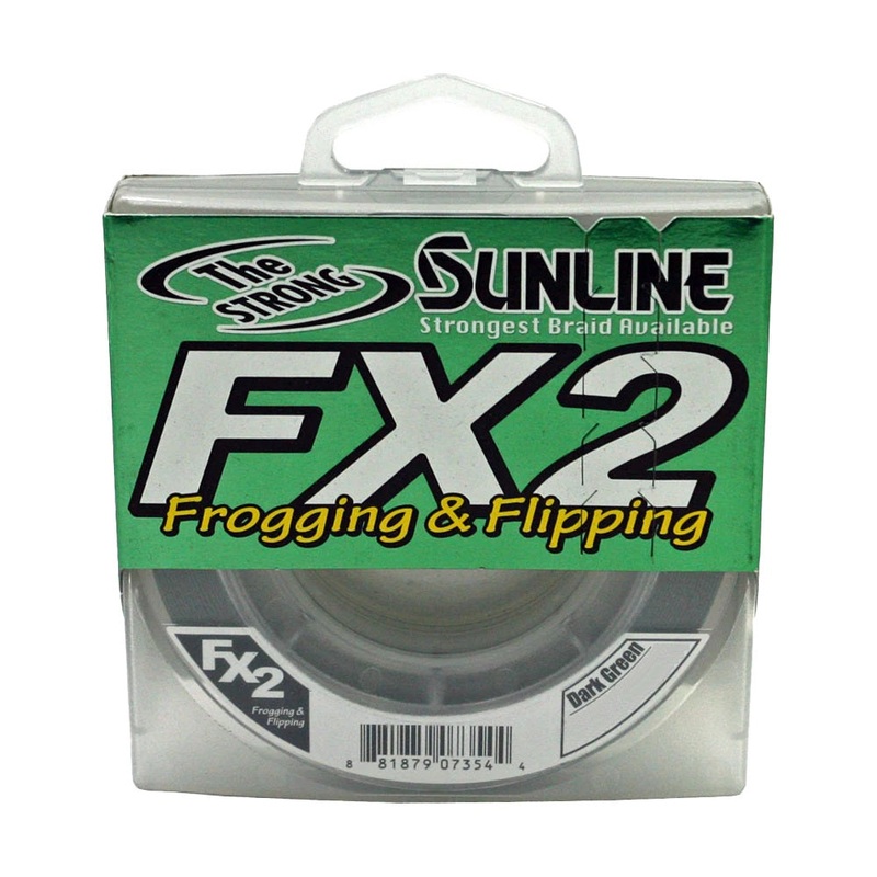 Sunline FX2 Braided Line 50lb. Dark Green 125yd/90yd