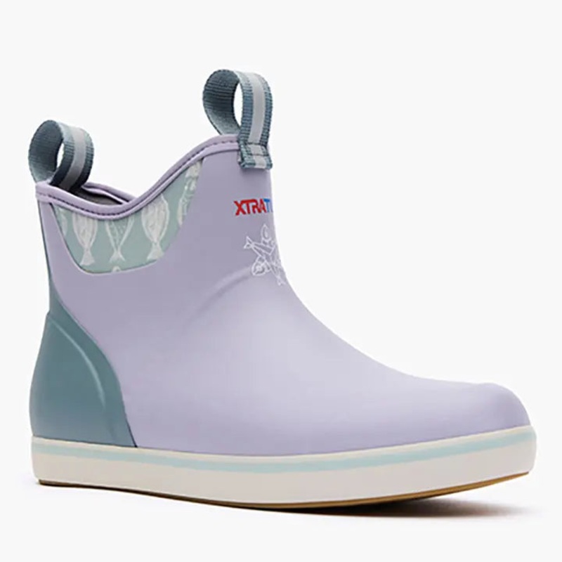 XTRATUF 6″ SALMON SISTERS ANKLE DECK BOOT LAVENDER 5