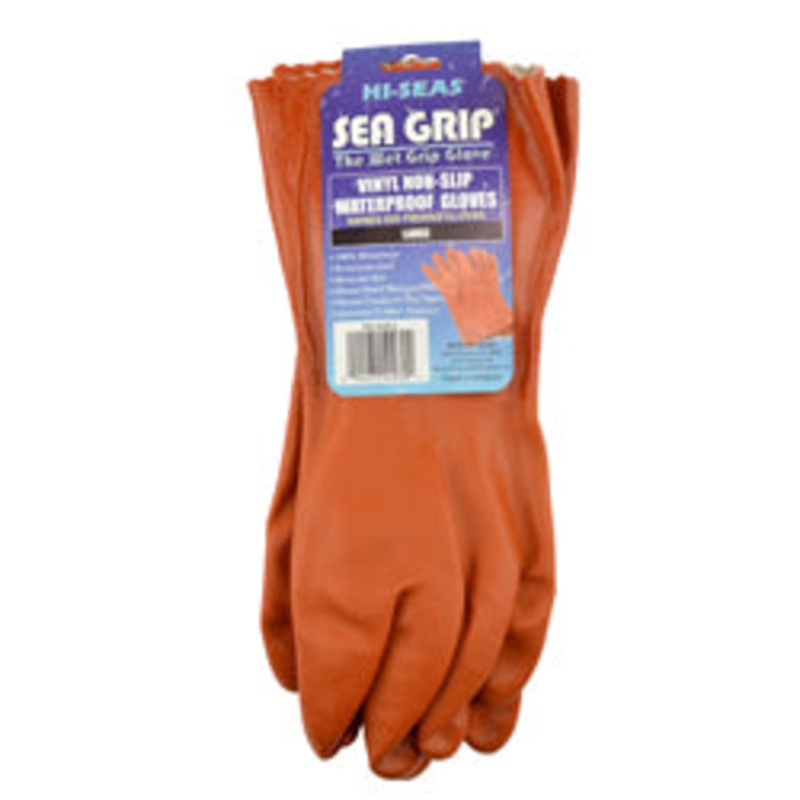 American Fishing Wire Sea Grip Vinyl Waterproof Gloves